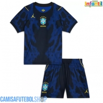 Camisa de time de futebol Brasil Replicas 2º Equipamento Infantil Mundo 2026 Manga Curta (+ Calças curtas)